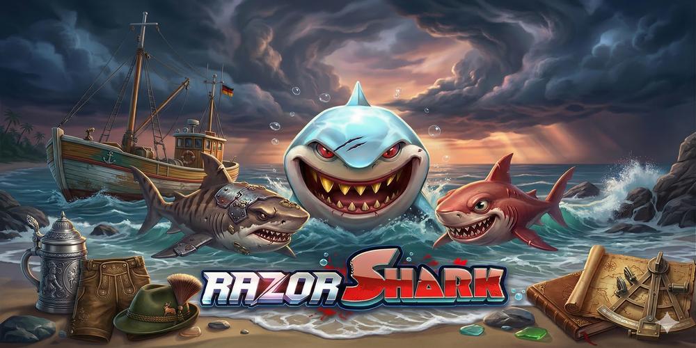 Spieloberfläche von Razor Shark